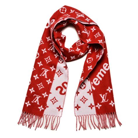 louis vuitton scarf supreme|Louis Vuitton scarf on sale.